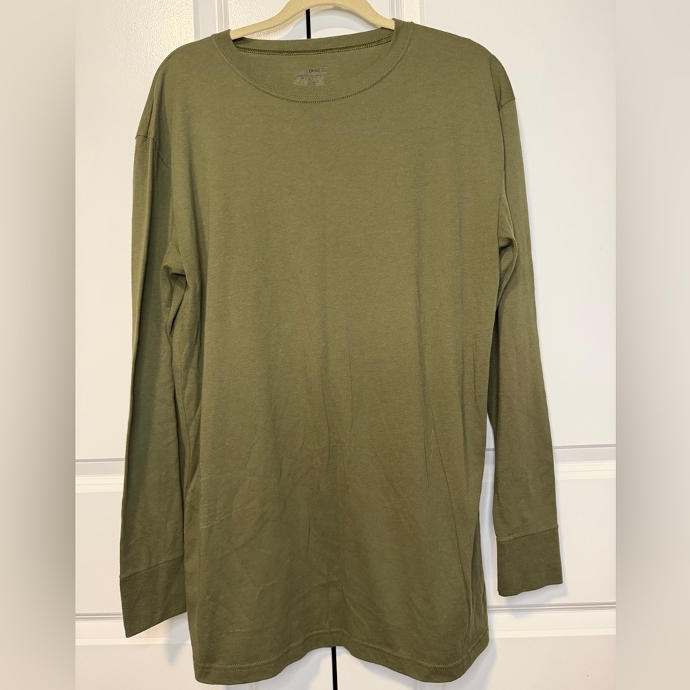 Duke Athletic Products USMC Long Sleeve Shirt Olive Drab Military Large